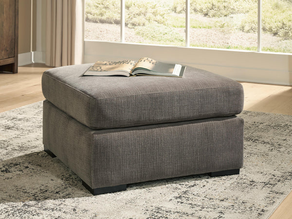 Larson Levee Espresso Oversized Accent Ottoman