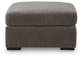Larson Levee Espresso Oversized Accent Ottoman from Ashley - Luna Furniture
