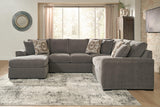 Larson Levee Espresso 3-Piece Sectional from Ashley - Luna Furniture