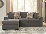 Larson Levee Espresso 2-Piece Sectional Sofa Chaise from Ashley - Luna Furniture