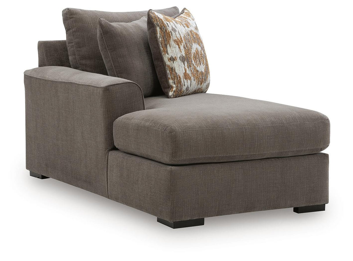 Larson Levee Espresso Left-Arm Facing Corner Chaise from Ashley - Luna Furniture