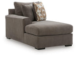 Larson Levee Espresso Left-Arm Facing Corner Chaise from Ashley - Luna Furniture