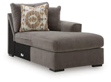 Larson Levee Espresso Right-Arm Facing Corner Chaise from Ashley - Luna Furniture