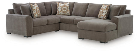 Larson Levee Espresso 3-Piece Sectional from Ashley - Luna Furniture
