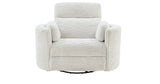 Gosaldo Silver Swivel Power Glider Recliner from Ashley Furniture - Luna Furniture
