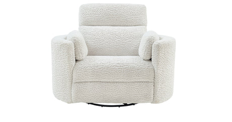 Gosaldo Silver Swivel Power Glider Recliner from Ashley Furniture - Luna Furniture