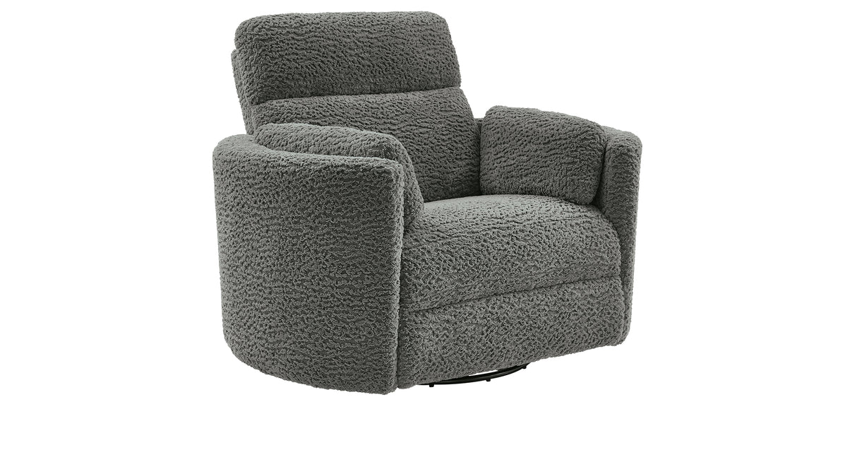 Gosaldo Lead Swivel Power Glider Recliner from Ashley Furniture - Luna Furniture