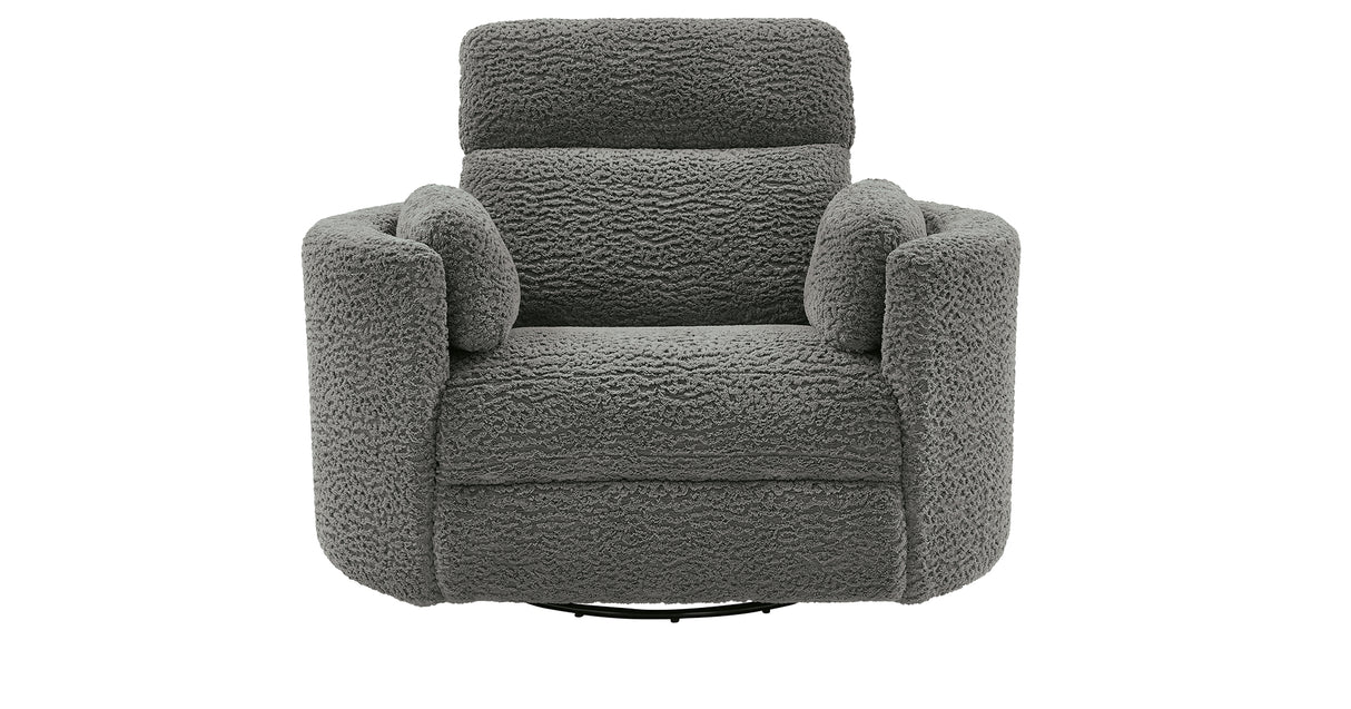 Gosaldo Lead Swivel Power Glider Recliner from Ashley Furniture - Luna Furniture