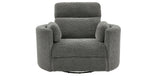 Gosaldo Lead Swivel Power Glider Recliner from Ashley Furniture - Luna Furniture