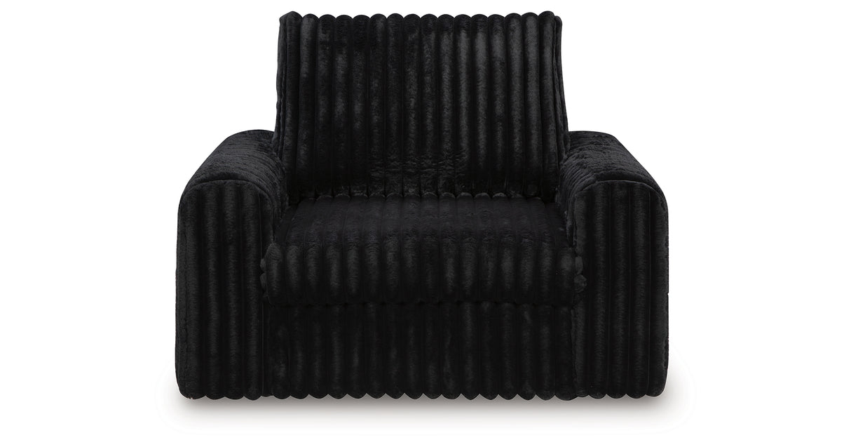 HamlinBay Onyx Power Gliding Chaise from Ashley Furniture - Luna Furniture
