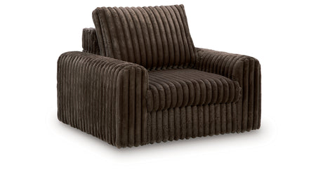 HamlinBay Chocolate Power Gliding Chaise from Ashley - Luna Furniture