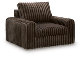 HamlinBay Chocolate Power Gliding Chaise from Ashley Furniture - Luna Furniture