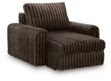 HamlinBay Chocolate Power Gliding Chaise from Ashley Furniture - Luna Furniture