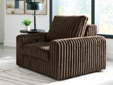 HamlinBay Chocolate Power Gliding Chaise from Ashley Furniture - Luna Furniture