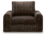HamlinBay Chocolate Power Gliding Chaise from Ashley Furniture - Luna Furniture