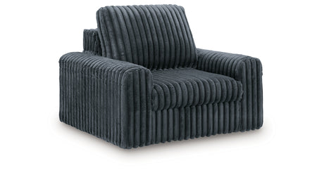HamlinBay Gunmetal Power Gliding Chaise from Ashley - Luna Furniture