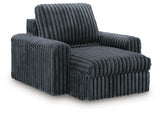 HamlinBay Gunmetal Power Gliding Chaise from Ashley Furniture - Luna Furniture