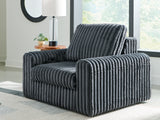 HamlinBay Gunmetal Power Gliding Chaise from Ashley Furniture - Luna Furniture