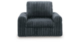 HamlinBay Gunmetal Power Gliding Chaise from Ashley Furniture - Luna Furniture