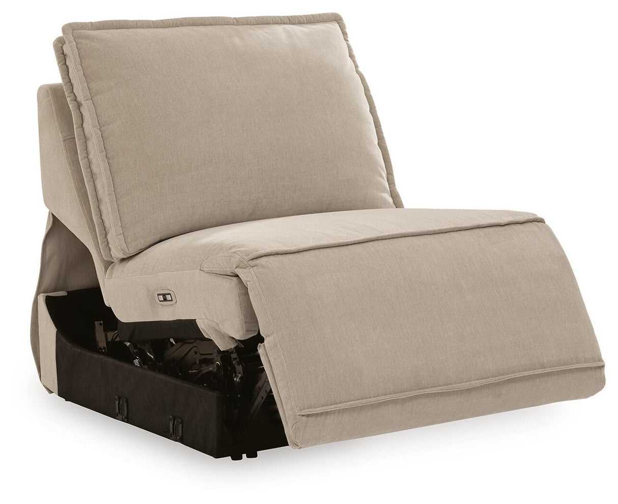 Carceri Cashmere Armless Power Recliner from Ashley Furniture - Luna Furniture