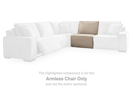 Carceri Cashmere Armless Chair from Ashley - Luna Furniture