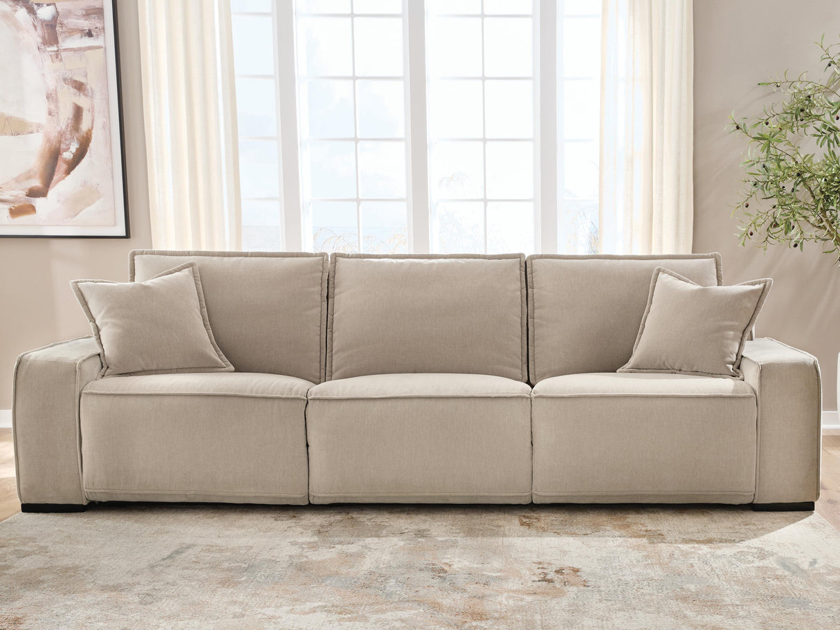Carceri Cashmere 3-Piece Power Sectional Reclining Sofa from Ashley - Luna Furniture
