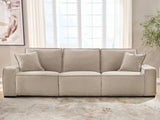 Carceri Cashmere 3-Piece Power Sectional Reclining Sofa from Ashley - Luna Furniture