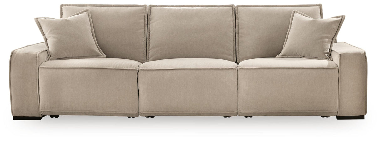 Carceri Cashmere 3-Piece Power Sectional Reclining Sofa from Ashley - Luna Furniture