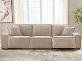Carceri Cashmere 3-Piece Power Sectional Reclining Sofa from Ashley - Luna Furniture