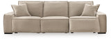Carceri Cashmere 3-Piece Power Sectional Reclining Sofa from Ashley - Luna Furniture