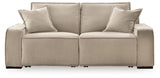 Carceri Cashmere 2-Piece Power Reclining Sectional Loveseat from Ashley - Luna Furniture