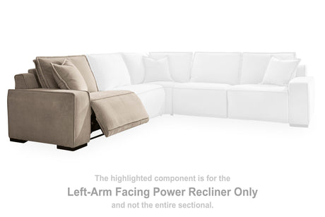 Carceri Cashmere Left-Arm Facing Power Recliner from Ashley - Luna Furniture