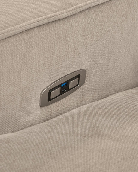 Carceri Cashmere 3-Piece Power Sectional Reclining Sofa from Ashley - Luna Furniture