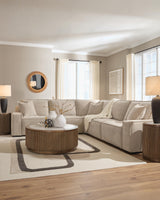 Carceri Cashmere 5-Piece Power Sectional Reclining Sofa from Ashley - Luna Furniture