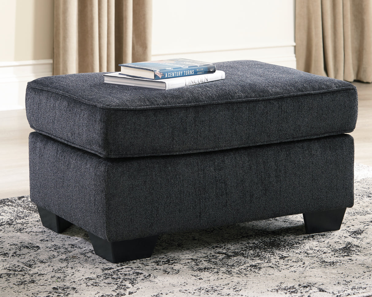 Altari Slate Ottoman from Ashley - Luna Furniture