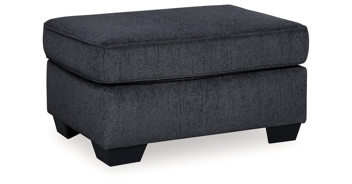 Altari Slate 2-Piece Sleeper Sectional and Ottoman from Ashley Furniture - Luna Furniture