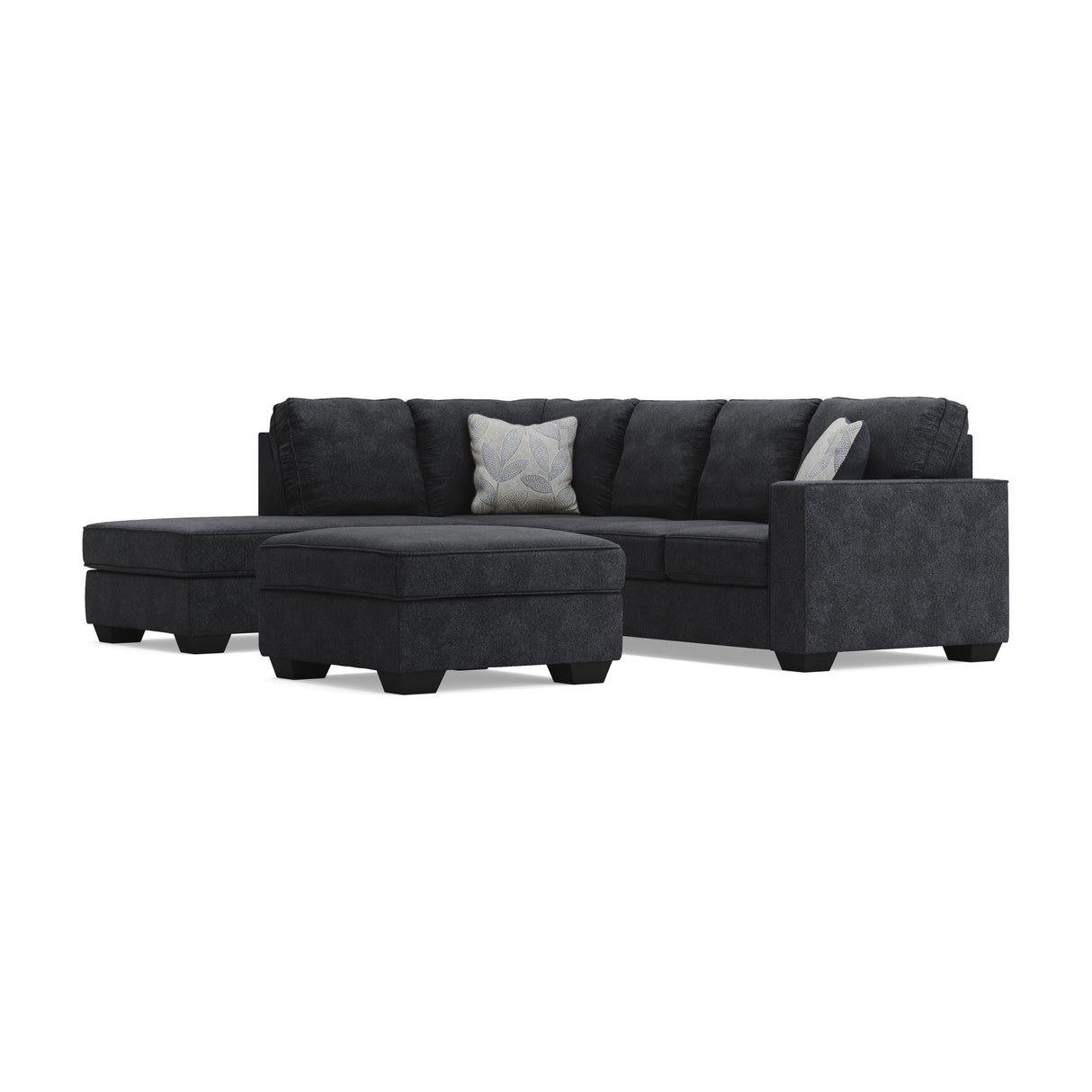 Altari Slate 2-Piece Sleeper Sectional with Ottoman from Ashley - Luna Furniture