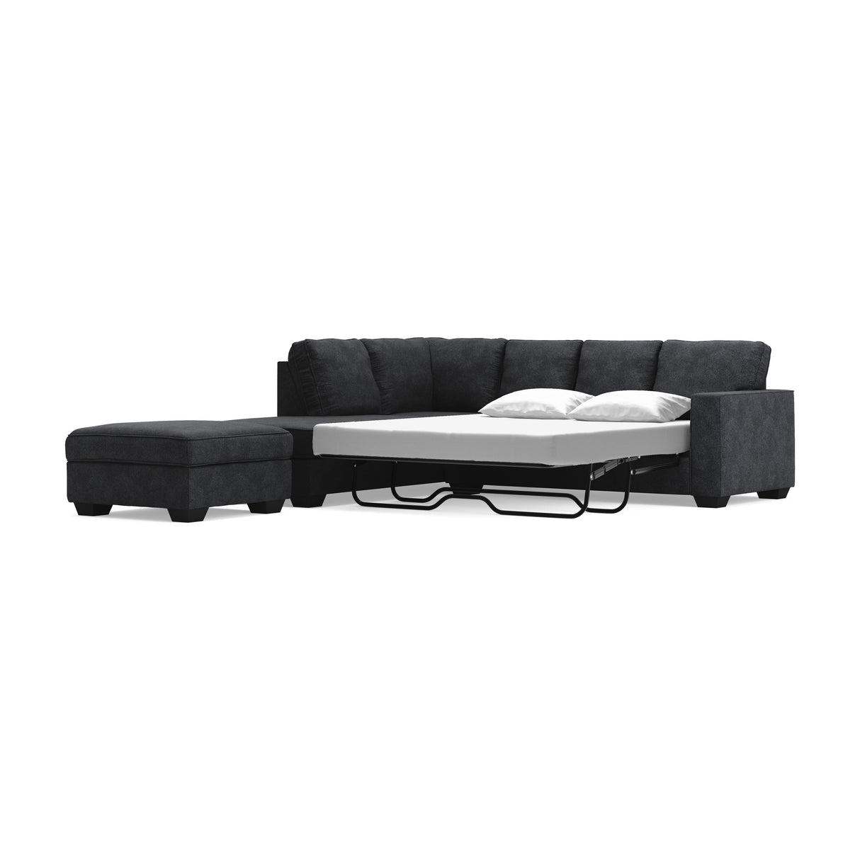 Altari Slate 2-Piece Sleeper Sectional with Ottoman from Ashley - Luna Furniture