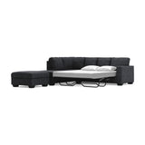 Altari Slate 2-Piece Sleeper Sectional with Ottoman from Ashley - Luna Furniture