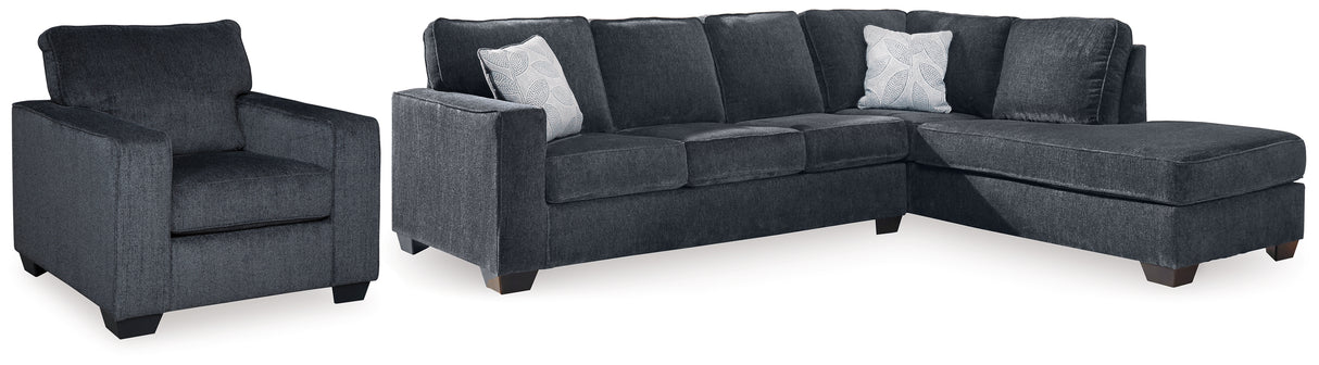 Altari 2-Piece Sectional and Chair from Ashley - Luna Furniture