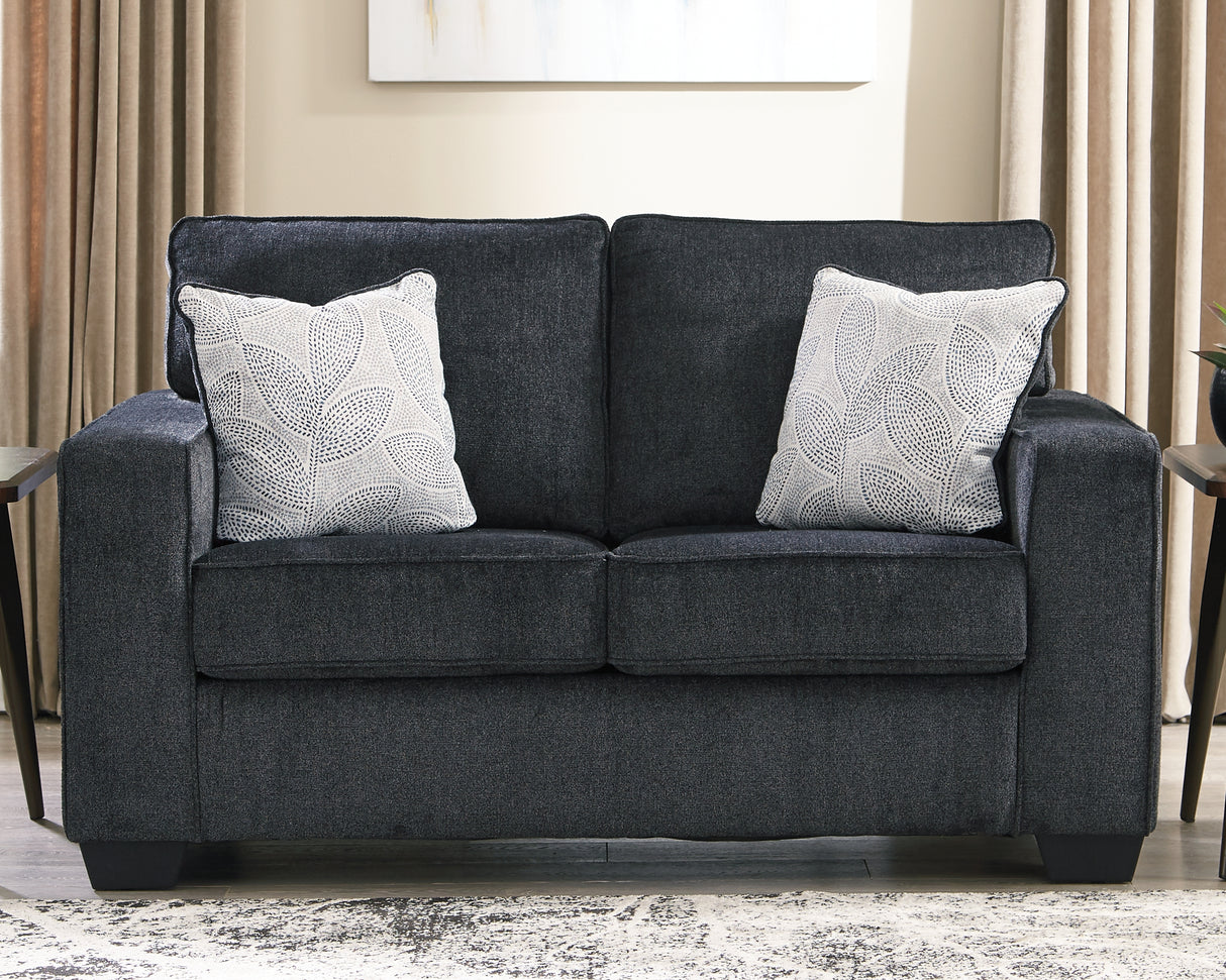 Altari Slate Sofa and Loveseat from Ashley - Luna Furniture