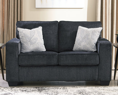 Altari Slate Loveseat from Ashley - Luna Furniture
