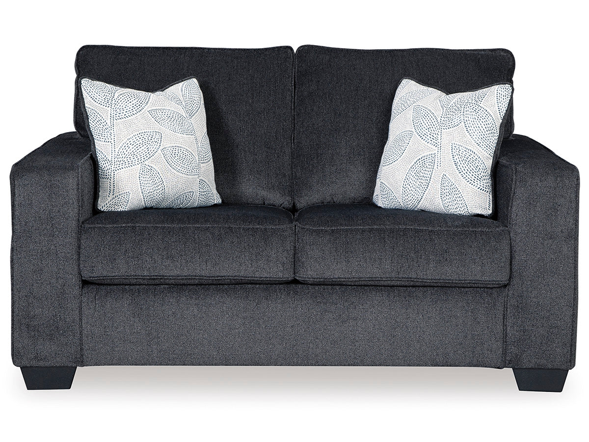 Altari Slate Loveseat from Ashley - Luna Furniture