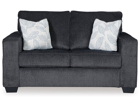 Altari Slate Loveseat from Ashley - Luna Furniture
