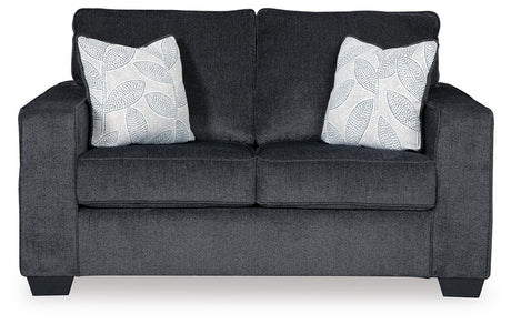 Altari Slate Sofa, Loveseat and Recliner from Ashley - Luna Furniture