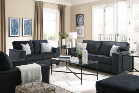 Altari Slate Sofa, Loveseat and Chair from Ashley Furniture - Luna Furniture