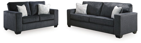 Altari Slate Sofa Sleeper and Loveseat from Ashley - Luna Furniture