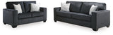Altari Slate Sofa, Loveseat and Chair from Ashley Furniture - Luna Furniture