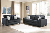 Altari Alloy Sofa and Loveseat from Ashley - Luna Furniture