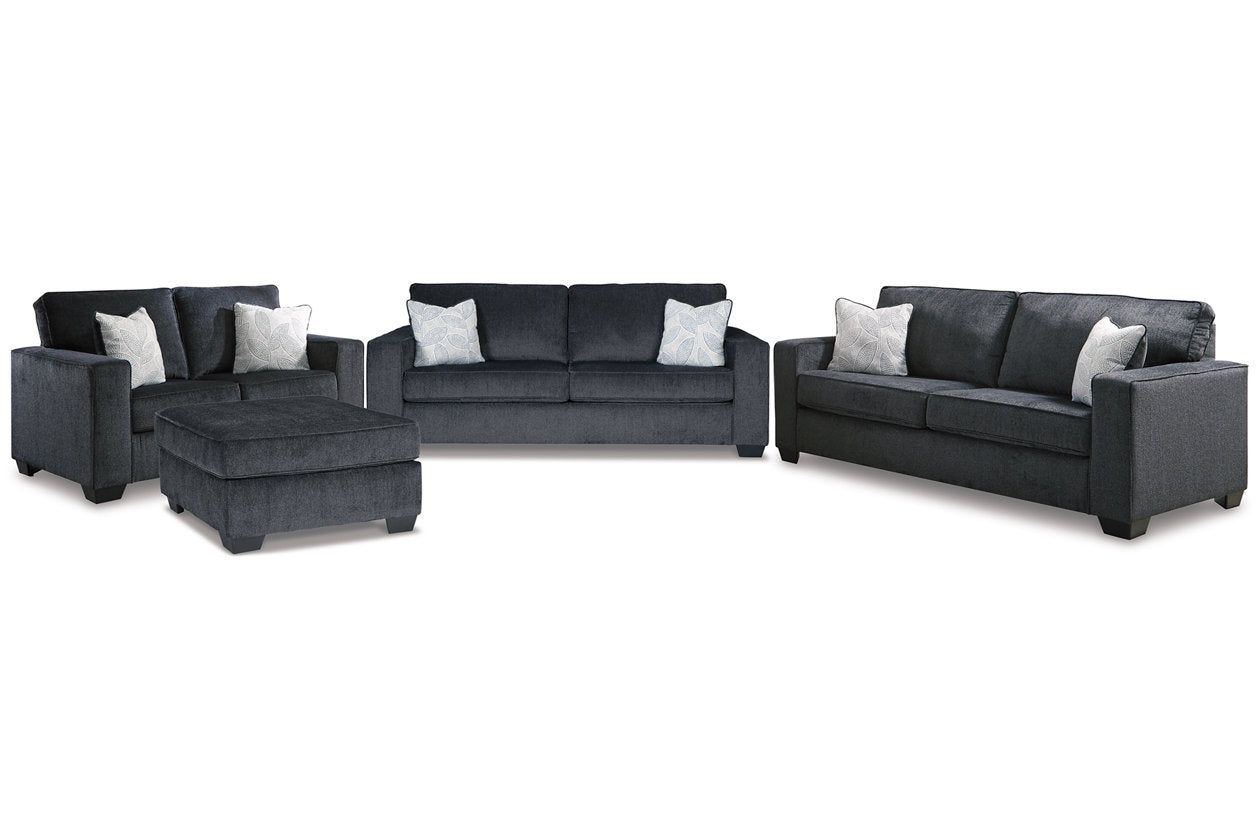 Altari Slate Sofa Sleeper, Sofa, Loveseat, and Ottoman from Ashley - Luna Furniture